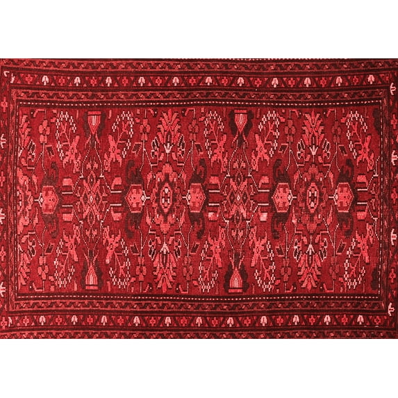 Ahgly Company Indoor Rectangle Persian Red Traditional Area Rugs, 2' x 5'