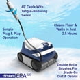 thumbnail image 3 of Polaris ERA 820 Robotic Pool Cleaner with Cyclonic Vacuum. Dual Brushes. 60ft Swivel Cable. Large Canister. Caddy & Cover - for In-Ground Pools, 3 of 6