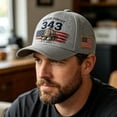 thumbnail image 6 of Never Forget 343 9/11 Commemorative Baseball Cap,9/11 Hat,Adjustable Patriotic 343 Fallen Firefighters Remembrance Baseball Hat For Men Women, 6 of 6