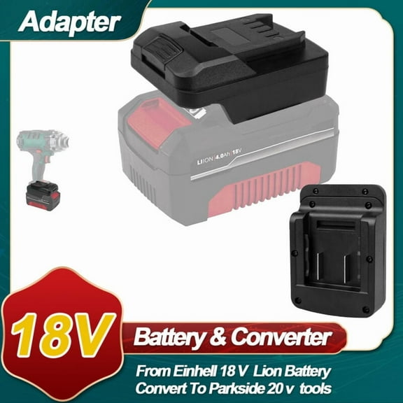 To Parkside For Einhell Adapter 18V Convert For Cordless Tools 20V XTeam Battery
