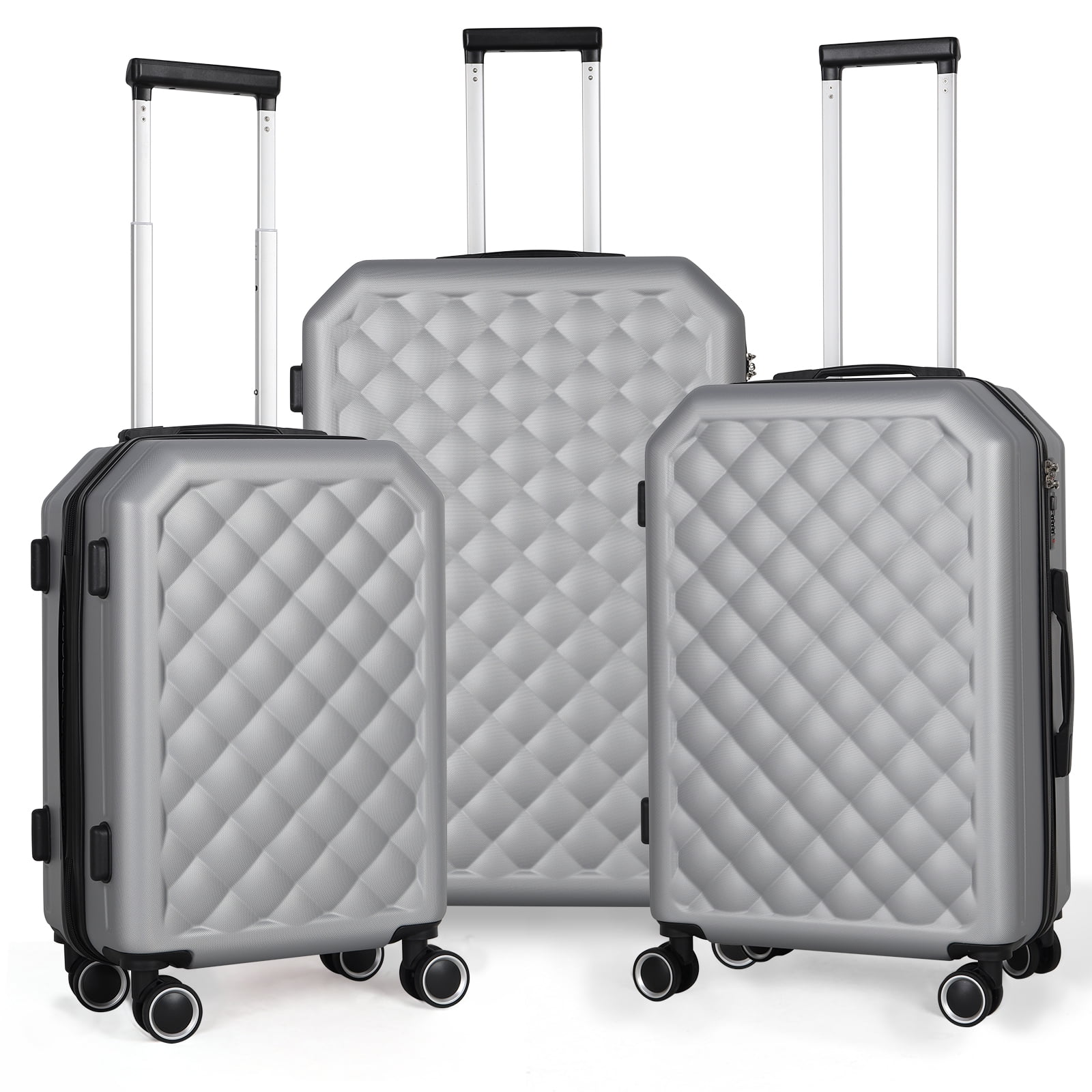 3 piece luggage set walmart