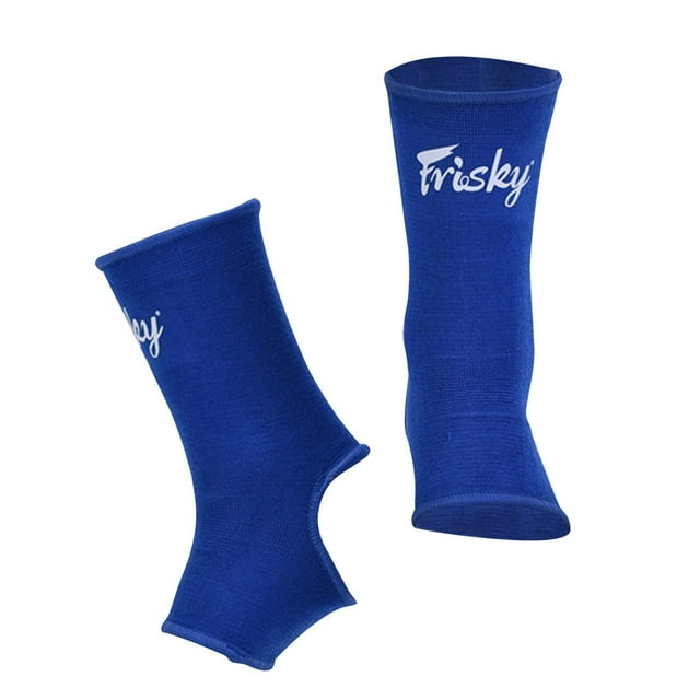 Muay Thai-tobillera protectora para pies y tobillos, calcetines para adultos, tobilleras para niños, soportes para pies Muay Thai para patadas de Azul m