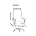 thumbnail image 3 of Kugisaki Office Chair Covers, Stretch Removable Computer Chair Covers with Zipper, High Back Seat Cover Washable Chair Slipcovers for Home, Office, 3 of 9