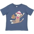 thumbnail image 3 of Inktastic Sock Monkey Gingerbread Boys or Girls Toddler T-Shirt, 3 of 5