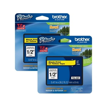 Brother P-touch TZe Laminated Tape Cartridges