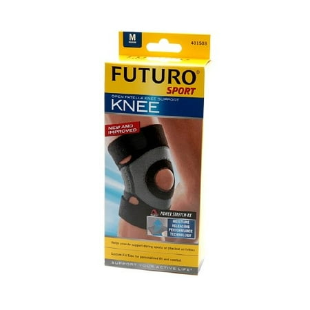 - FUTURO Sport Moisture Control Knee Support, Medium, 1 ea