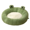 thumbnail image 1 of Pet Cave Bed Cute Cartoon Pet Bed Soft Breathable Plush Pet Cushion Bed Keep Warm Pet Bed for Cats Dogs Round Bed, 1 of 1