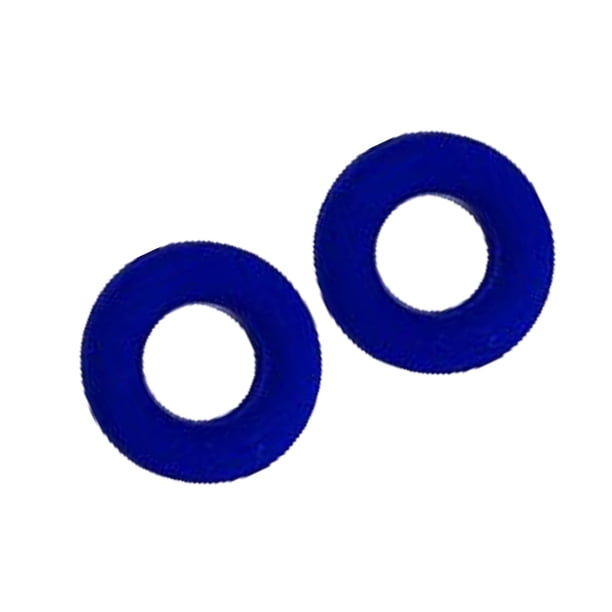 2 unidades de sujetadores de orejas para gafas, clips redondos para las orejas, almohadillas para las patillas de las gafas, gancho para las orejas de las gafas. Azul
