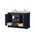 thumbnail image 4 of Wyndham Collection WCV232348DBCCMUNSMXX Avery 48" Free Standing Double Basin Vanity Set -, 4 of 7