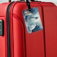 thumbnail image 5 of Cats In The Rain Faux Leather Travel Luggage Tag, 5 of 7
