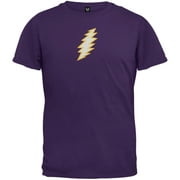 Angle View: Stitched Bolt Purple Youth T-Shirt