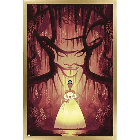 Disney Princess - Tiana - Good vs Evil Wall Poster, 14.725" x 22.375", Framed