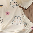 thumbnail image 4 of Baby Toddler Kids Pajamas Set Pjs 2pcs 18M-8Y for Boys Girls 6 9 12 18 24 Months Pajamas Dailywear Set Casual Homewear,5-6 Years, 4 of 6