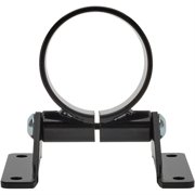 Speedway Motors Universal Steering Column Mount, Adjustable Angle, Fits 2 Inch OD Column Tubes, Easy Installation, Black Finish, Simple 4-Bolt Floor Mounting Design