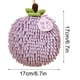 thumbnail image 2 of Toalla de mano con diseño de bolas de felpa, juego de toallas con asa para colgar, toalla suave y absorbente con diseño de bolas de frutas decorativas, juego de toallas para cocina y baño,, 2 of 9
