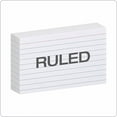 Oxford 31EE Ruled Index Cards, 3" x 5", White, 1,000 Cards (10 Packs of