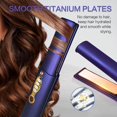 thumbnail image 2 of Cordless Hair Straighteners Titanium Portable Flat Iron Wireless Hair Straightener 2 in 1 for Straightening and Curling Travel Straightener Dual Voltage 5000 mAh Battery Heats Up in Seconds, 2 of 6