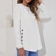 thumbnail image 4 of Blusa informal de manga larga con cuello redondo y manga larga para mujer Pompotops  FGAJ4055, 4 of 6