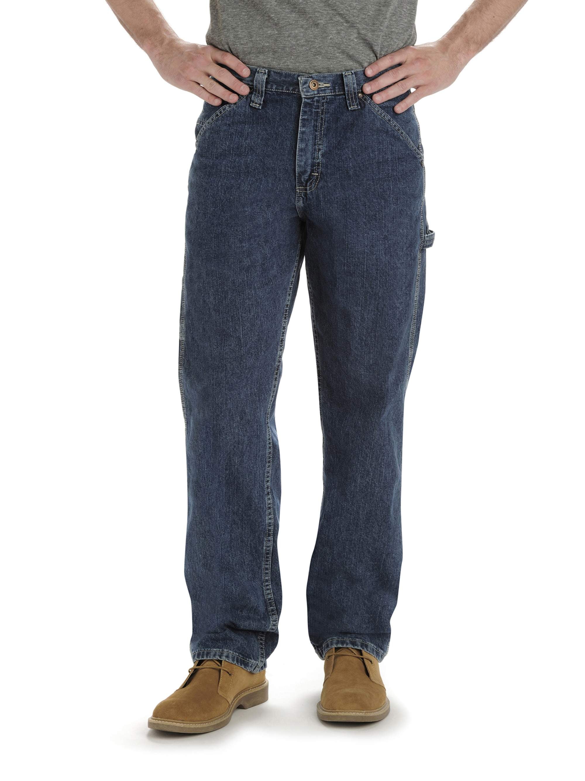 Lee - Lee Men's Big & Tall Comfort Fit Carpenter Jeans - Walmart.com ...
