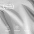 thumbnail image 4 of Bare Home Organic Jersey Sheet Set - 100% Organic Cotton - Deep Pocket - 3 Piece - Twin, Cloud Gray, 4 of 10