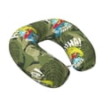 thumbnail image 2 of Xecao Surfing Dinosaur Print Memory Foam Cervical Neck Pillow Versatile U-Shaped Pillows for Home,Office,Camping,Travelling,Soft Washable Cover, 2 of 8