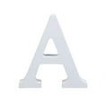 thumbnail image 4 of Guardurnaity ¡Oferta! Letras de blancas de 8CM, alfabeto inglés, diseño de nombre personalizado, bricolaje, arte artesanal, corazón de pie, Type3 NO3, 4 of 6