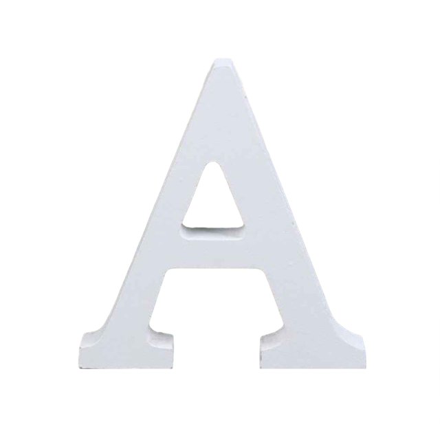 Guardurnaity 8cm 26 White Large Letters Alphabet Home Photography Portable Props Decoration Wedding Lightweight Ornament Party Type12 NO12