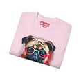 thumbnail image 3 of Strange and Cozy Gear Nonchalant Pug Graphic Tee, Sizes S-5XL, 3 of 7