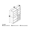 thumbnail image 3 of Pur by Bestar 61" Classic Kit in White, 3 of 12