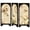 Bird, variant on Hfppkn Mini Desktop 3 Panel Folding Screen Divider Wooden Bird Pattern 22cm Feng Shui Ornament Home Decor