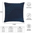 thumbnail image 2 of Multi-Size Linen Sofa Pillow Cover Invisible Zipper Open And Close Strong Use For Sofa Chair Garden Sofa Car Snake Skin Print Style Doderblue_2 18"X18", 2 of 8