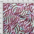 thumbnail image 3 of oneOone Viscose Chiffon Dark Magenta Fabric Tropical Monstera Leaves Sewing Fabric By The Yard Printed Diy Clothing Sewing Supplies 42 Inch Wide, 3 of 4