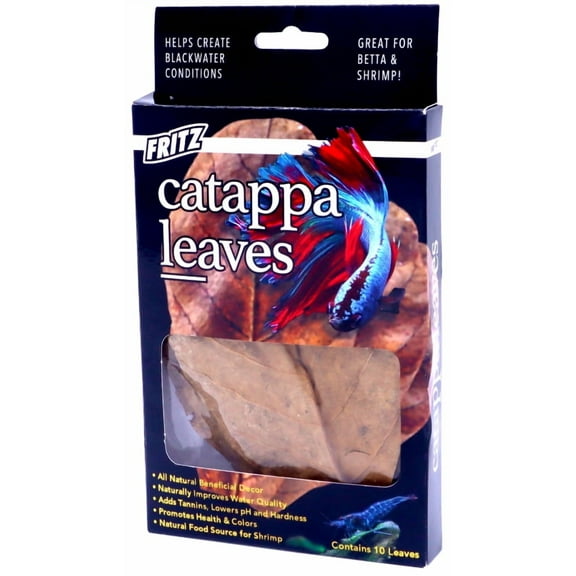 Fritz Aquatics Catappa Leaves [New Aquarium Supplies, Aquarium Bacteria and Fungus Care, Fritz Aquatics, Aquarium Supplies] 10 count