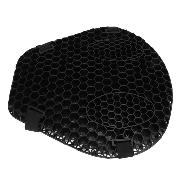 Coussin de siège de moto en gel respirant antidérapant avec 3 couches de protection, absorption des chocs et soulagement de la pression, housse de coussin universelle pour la plupart des motos Coussin de siège de moto en gel respirant antidérapant avec 3 couches de protection, absorption des chocs et soulagement de la pression, housse de coussin universelle pour la plupart des motos