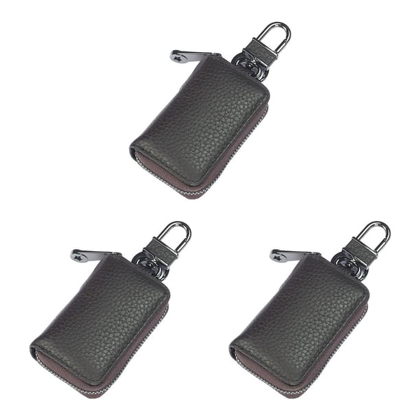 Minnieouse Cartera de cuero viaje playa tienda escuela puerta llaves monedero tarjeta de crédito recibo cierre con cremallera bolsa para mujeres hombres Type1 NO1 Minnieouse CBP319007