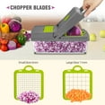 Vegetable Chopper,Pro Food ChopperSlicer Dicer Cutter8 Blade