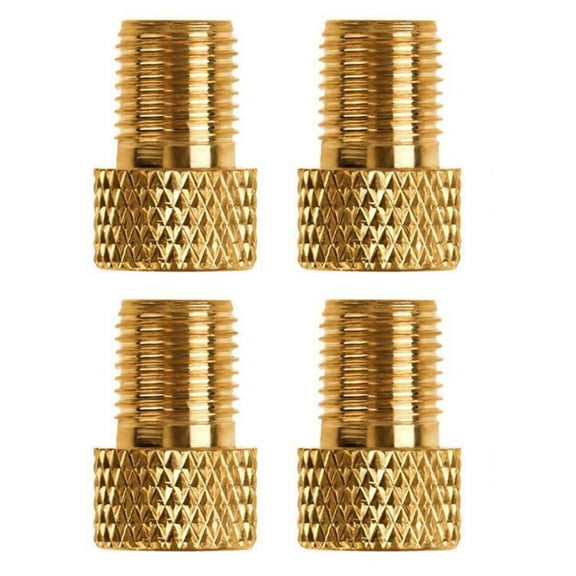 Copper Presta to Schrader Adapters - 0.59x0.35x0.35in, Airtight Seal, Easy Install - for Bicycle Pumps, Inflators