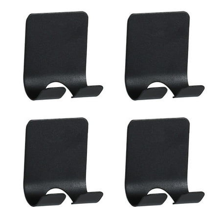 

4Pcs Stainless Steel Razor Holder Bathroom Shaver Hook Punch-free Storage Hook