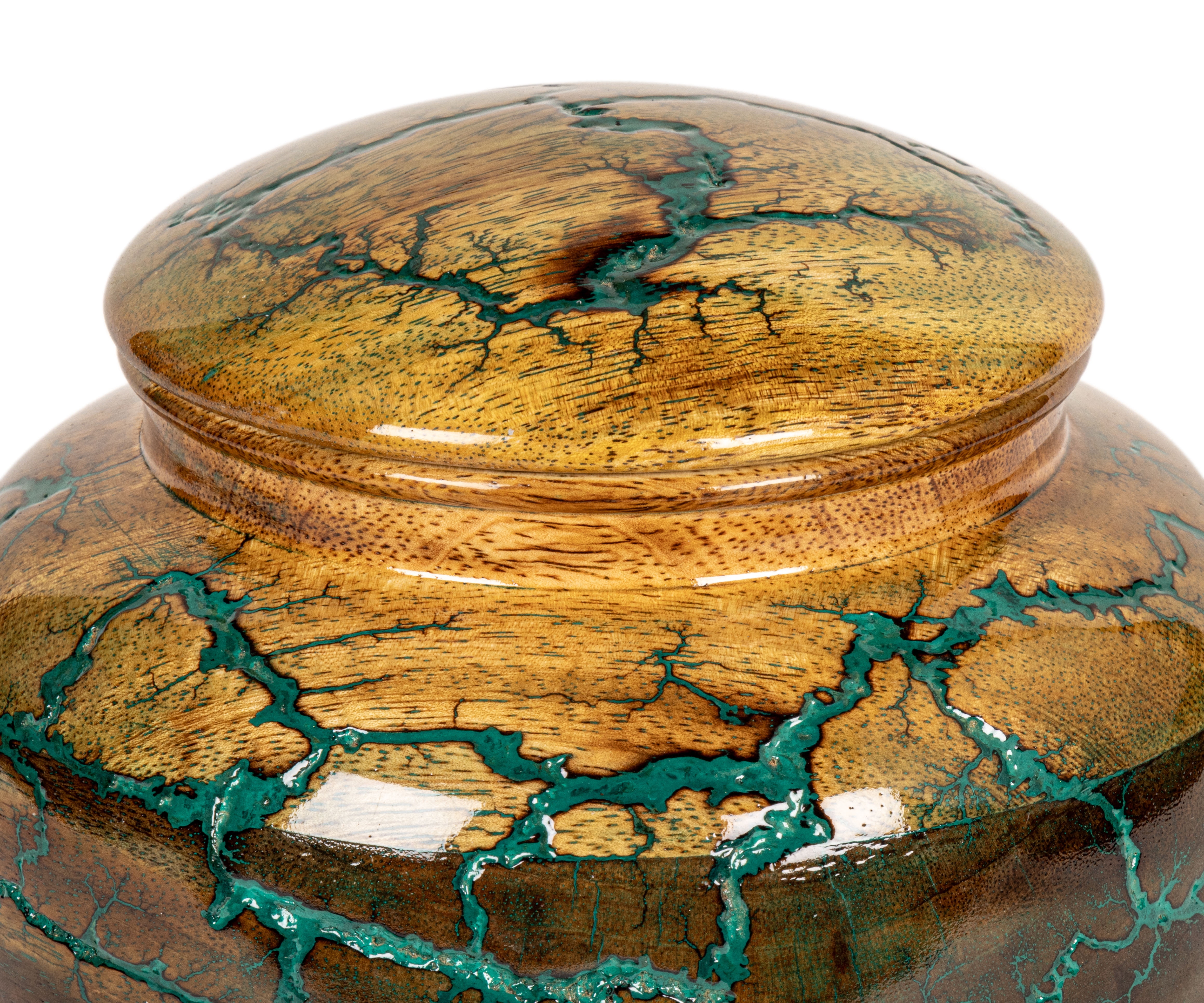 Engraved Wooden Cremation Urns for Human Ashes, Dark Brown Natural Indian Wood Memorial Pet Urns for Dogs,Wooden Urns Hand-Crafted,Wood Box
