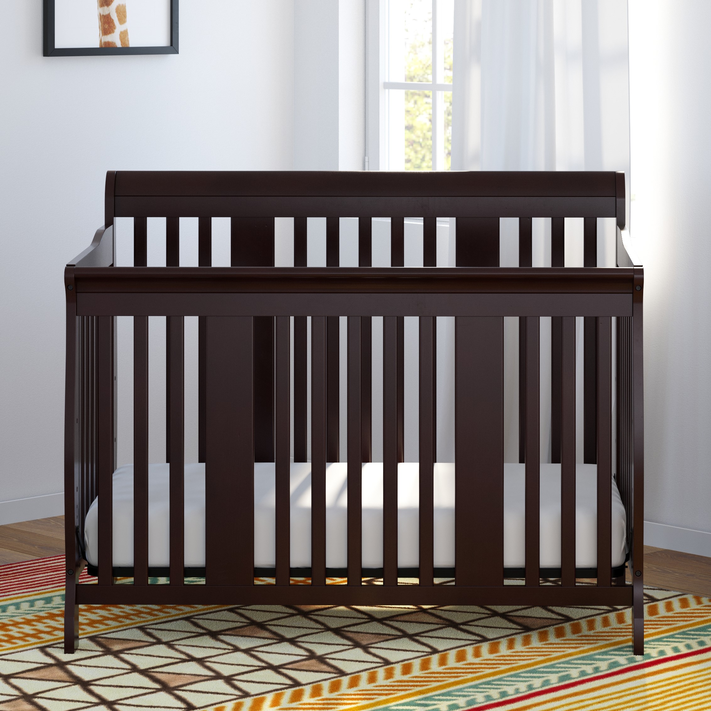 Storkcraft Tuscany 4-in-1 Convertible Baby Crib Espresso - image 2 of 9