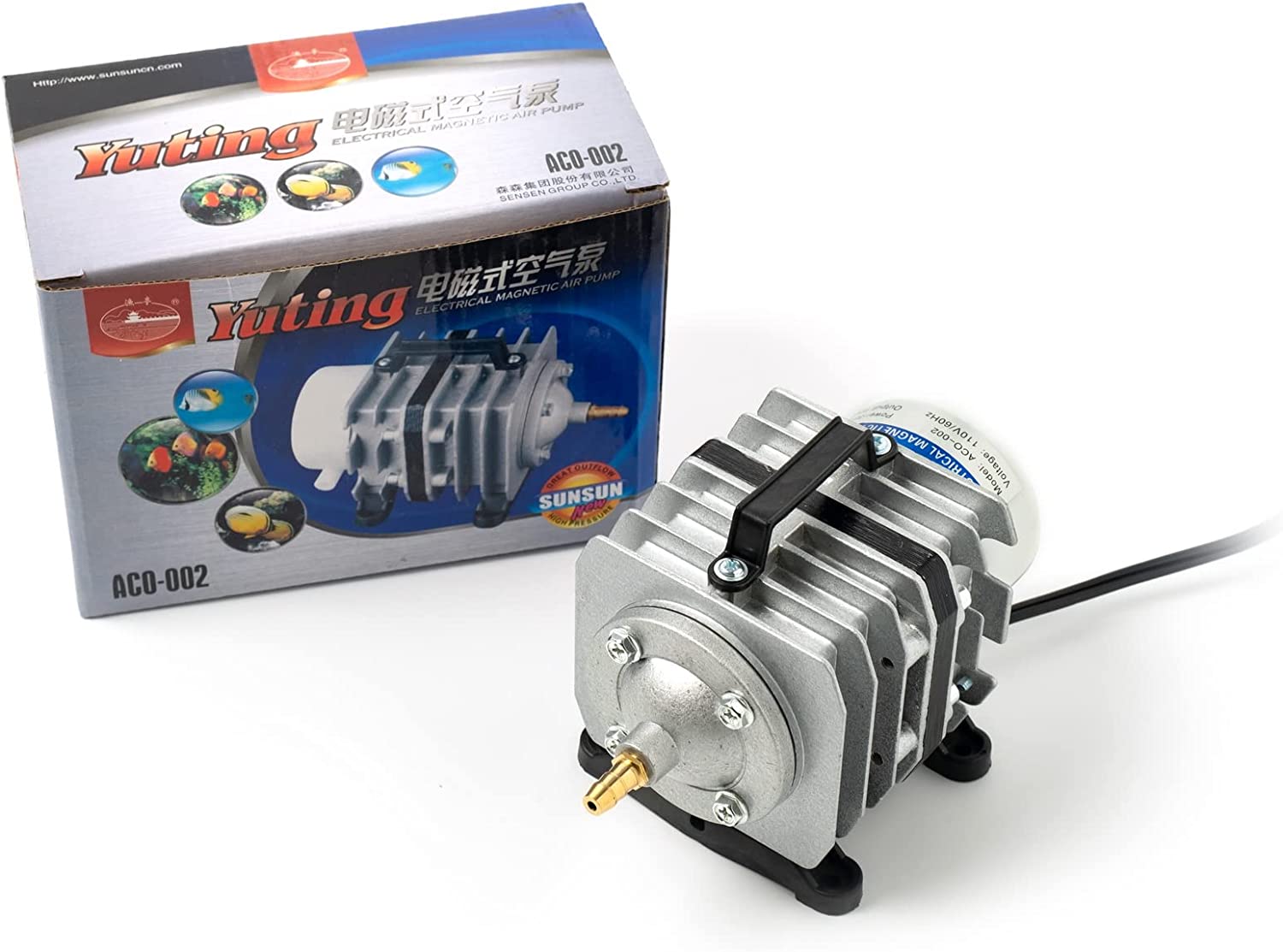 SUNSUN AC0-002 Electrical Magnetic Air Pump, 35 watts, 40L/min,
