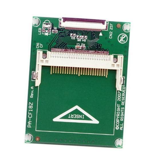 Chenyang CY 1.8" Compact Flash CF Memory Card to CE Ipod ZIF SSD HDD Adapter with 2 Cables Card