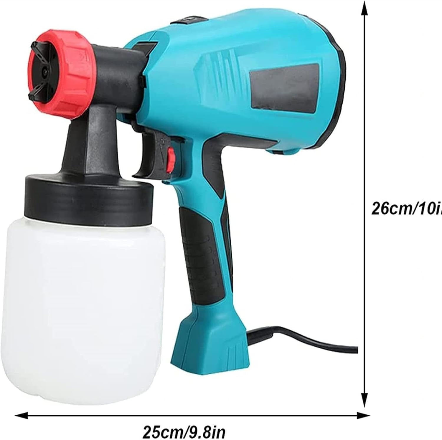 Airbrush Machine for Cakes, 400W Electric Cake Chocolate Spray Gun, Handheld Latex Paint Spray Gun Baking Sprayer for Cake, Chocolate Decoration