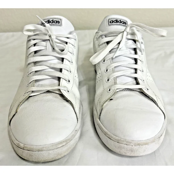 Adidas Men's Advantage F36423 White Casual Shoes Sneakers Size 11.5 Preppy