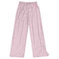 thumbnail image 4 of Lounge Pants Women Wide Leg Pants Women's Casual High Waist Loose Fit Straight Leg Pants With Side Slits For Everyday Wear And Outdoor Activities Comfortable Summer Fall Trousers, 4 of 8
