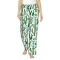 thumbnail image 1 of Fotbe Cactus Plants1 Pantalones de Pijama para Mujer, Pantalones de Dormir, Pantalones Pj con Cordón y Bolsillos-X-Large, 1 of 6