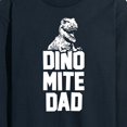 thumbnail image 3 of Instant Message - Dinomite Dad  - Men's Long Sleeve T-Shirt, 3 of 6