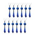 thumbnail image 4 of Shisuyan Crystal Pendant Blue Artificial Crystal 12Pcs 3.1In, 4 of 9