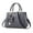 Grey, variant on Women Purses and Handbags Fashion Tote Bag Shoulder Bags Top Handle Satchel Purses Washed Synthetic Leather Handbag