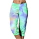 thumbnail image 1 of Mujeres Capri Pantalones Casual Suelto Largo Pantalones de Color Sólido con Corbata Elástica Cintura Y Bolsillos, 1 of 6